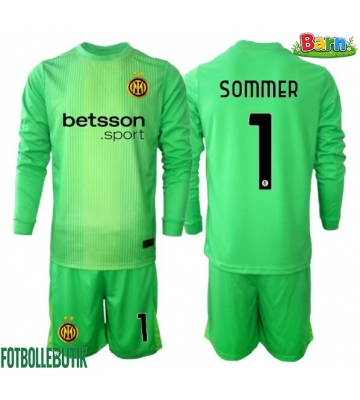 Inter Milan Yann Sommer #1 Målvakt Tredjeställ Barn 2025-26 Långärmad (+ Korta byxor)